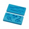 2 Moldes Fondant Música