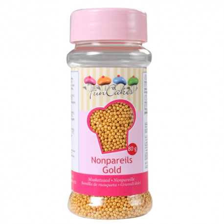 Sprinkles Nonpareils Oro Funcakes