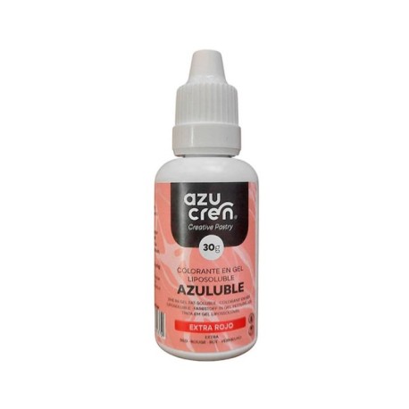 Colorante gel Extra Rojo Azucren Sin gluten
