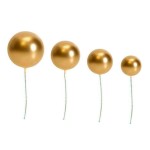 Bolas decorativas doradas Azucren