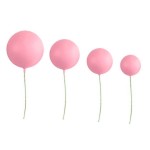 Bolas decorativas rosas Azucren